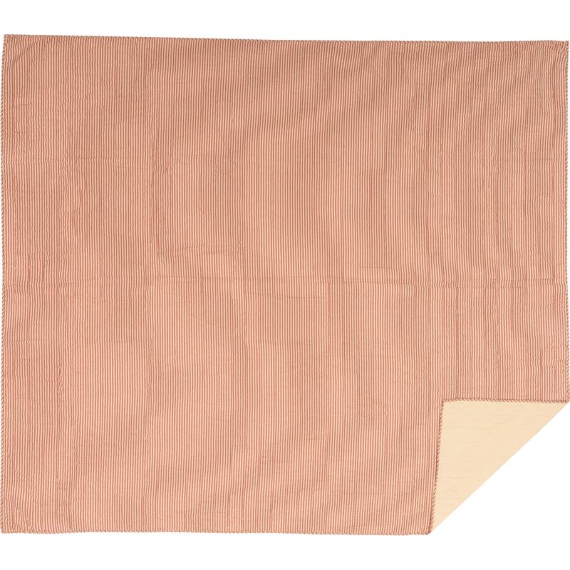 Sawyer Mill Ticking Stripe Quilted Coverlet
