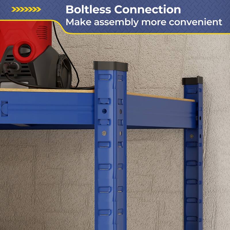 Gymax 2PCS 4-Tier Adjustable Garage Storage Utility Rack Corner