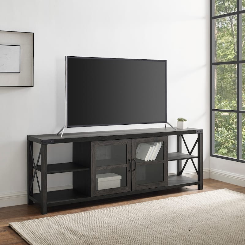 Middlebrook 70-inch Metal X-Accent TV Console