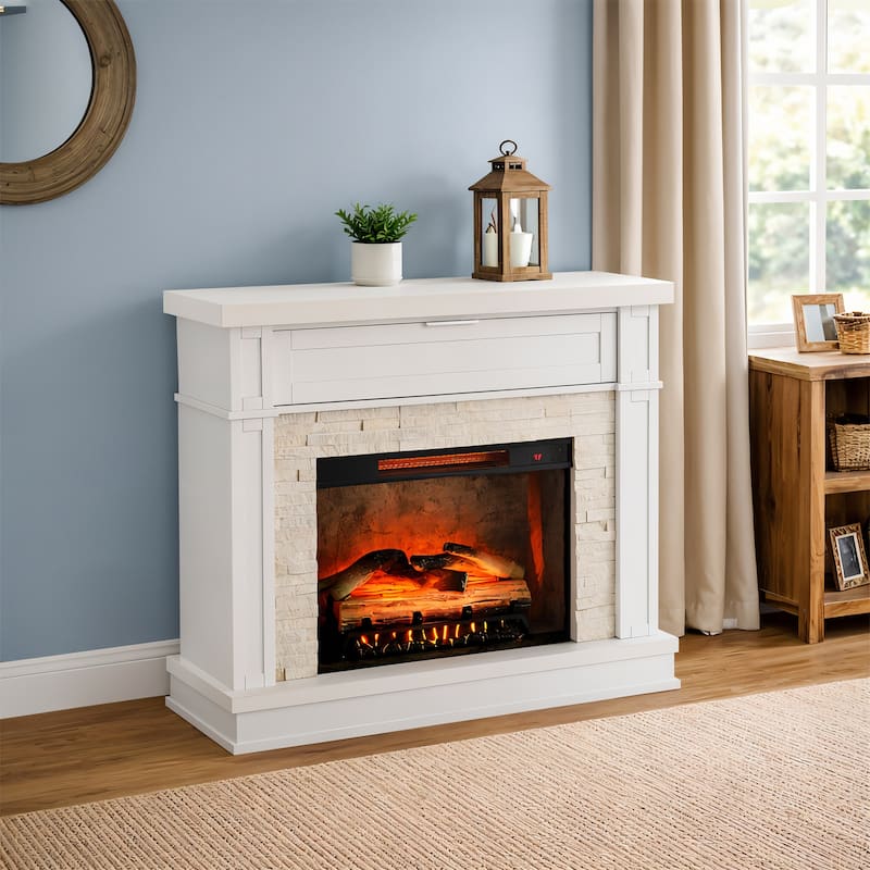Ephersyn Electric Fireplace with Flame Effect