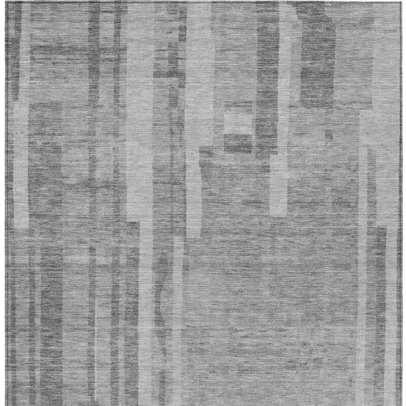 HomeRoots Striped Transitional Rectangle Outdoor Rug