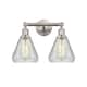 Option Brushed Satin Nickel / Clear Crackle