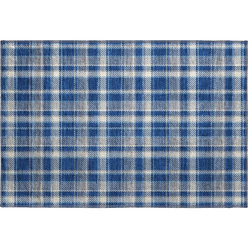 Premium Washable Super Soft Plaid Mayfield Rug