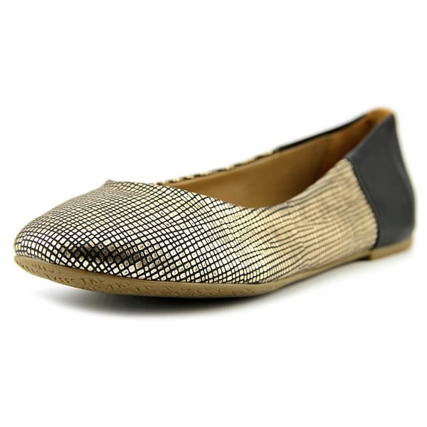 Tkees Raleigh Round Toe Leather Ballet Flats