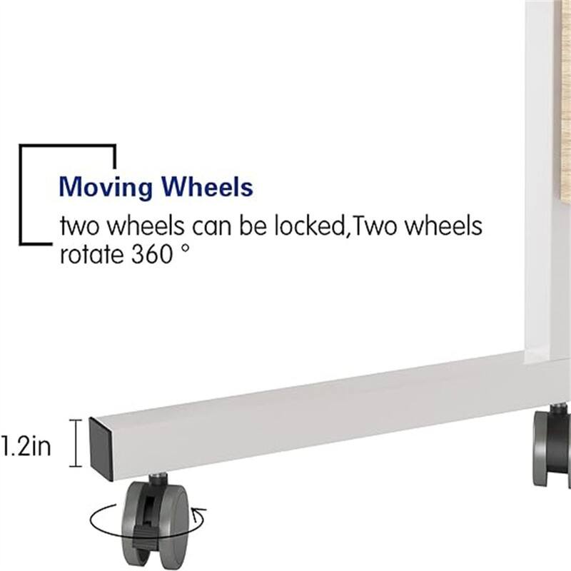 Rolling Desk Adjustable Standing Desk