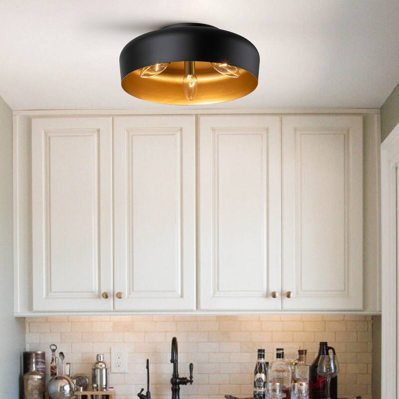 Dimmable 4-Light Track Lighting Kit - 35.6" Brushed Nickel Flush Mount Ceiling Fixture With Frosted Glass & Adjustable Arms