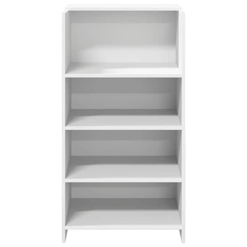 vidaXL Reception Desk White Engineered wood Medium Reception Desk