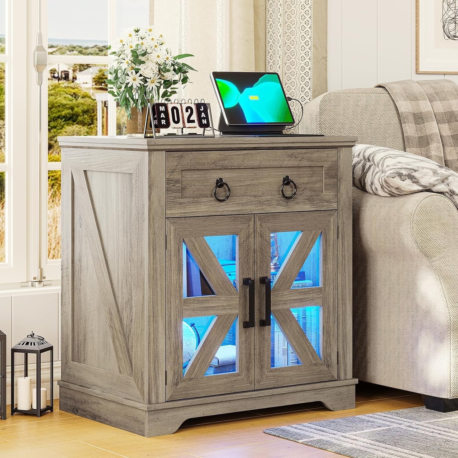 Farm deals style nightstand