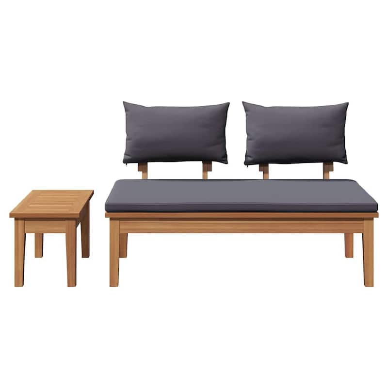 vidaXL Garden Bench Brown Solid Teak wood