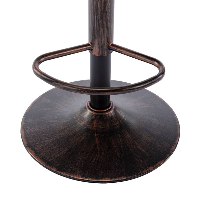 Swivel Bar Stools Set of 2 Adjustable Counter Height Chairs