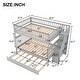 preview thumbnail 5 of 26, Full over Full Wooden Bunk Bed with Trundle and Storage Staircase,Classic Design