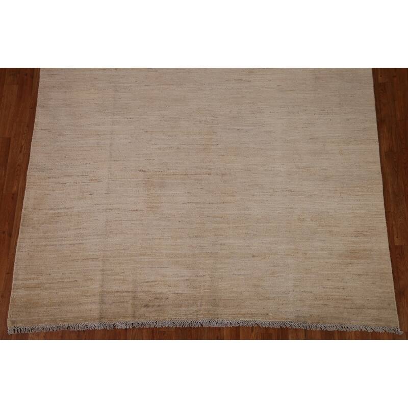 Gabbeh Kashkoli Oriental Area Rug Hand-knotted Wool Carpet - 6'7"x 9'6"