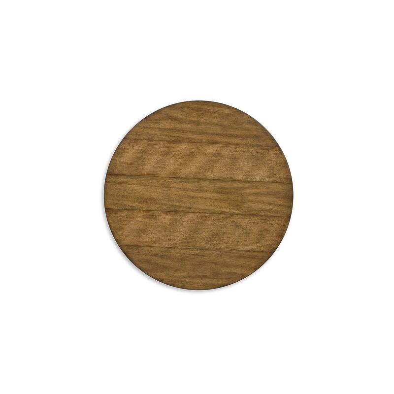 Signature Design by Ashley Steenlage Brown/Black Table (Set of 2) - 48" W x 48" D x 17" H