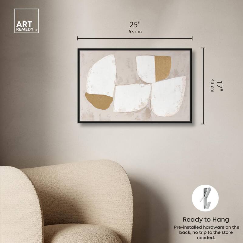 Gilded Cairn III Canvas by Art Remedy