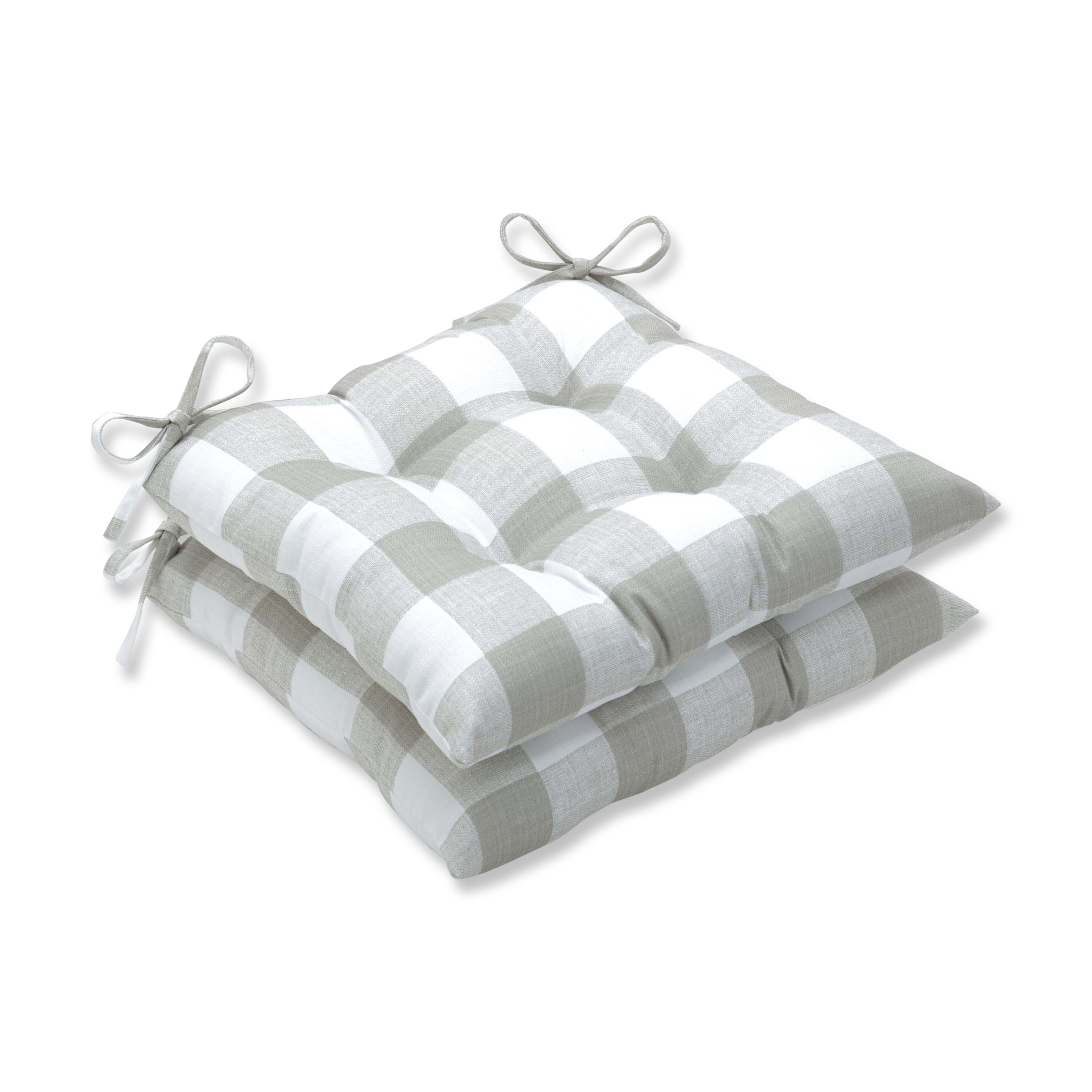 Gray buffalo hotsell check chair cushions