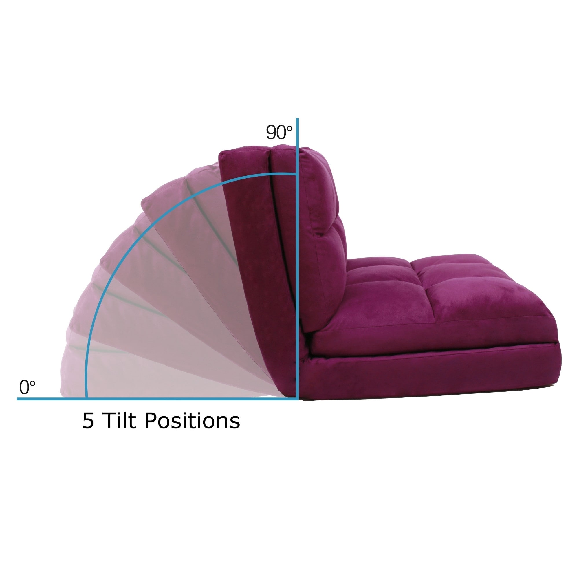 Loungie microsuede flip hotsell chair