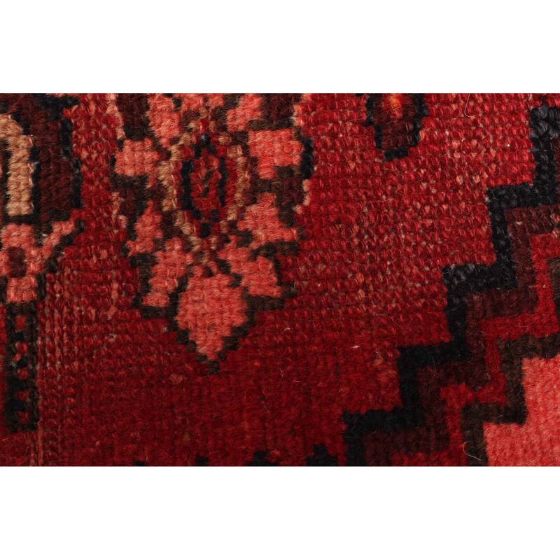 ECARPETGALLERY Hand-knotted Andelz Red Wool Rug - 2'11 x 6'3