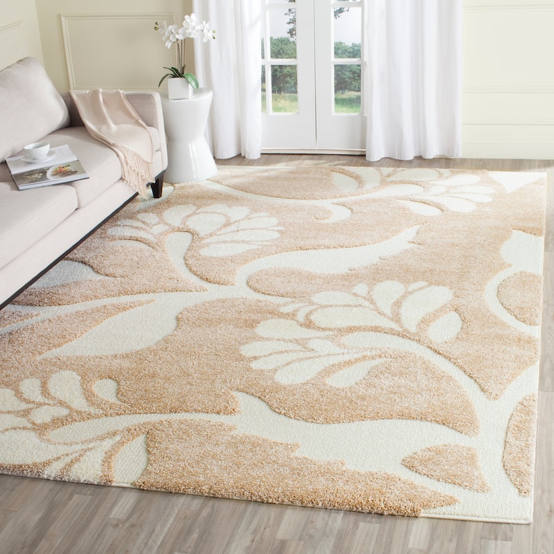 SAFAVIEH Florida Shag Neliha Floral 1.2-inch Thick Rug