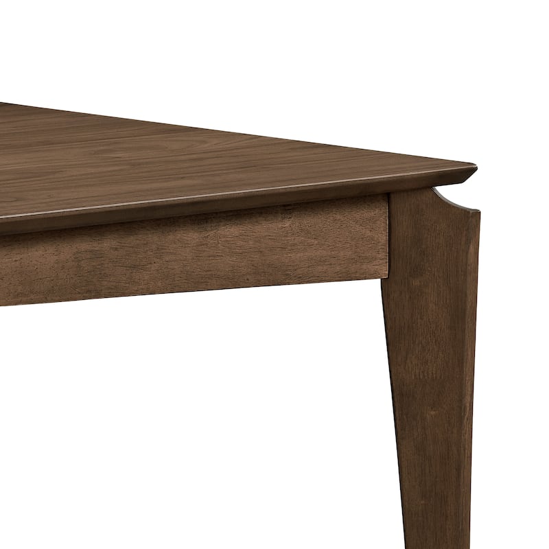 Wren Mid-Century 6-Seater Rubberwood Dining Table with Walnut Veneer by Christopher Knight Home