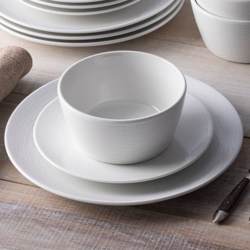 Noritake Colorscapes Swirl Set Of 4 Coupe Dinner Plates, 11"