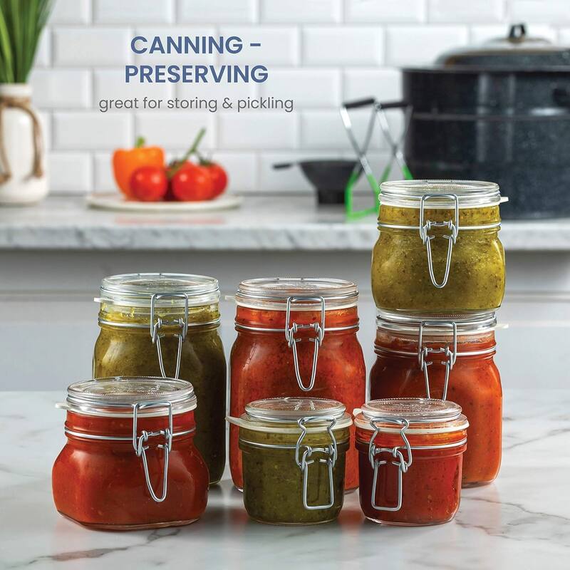 Bormioli Rocco Fido Jar with Lid 3 Piece Set