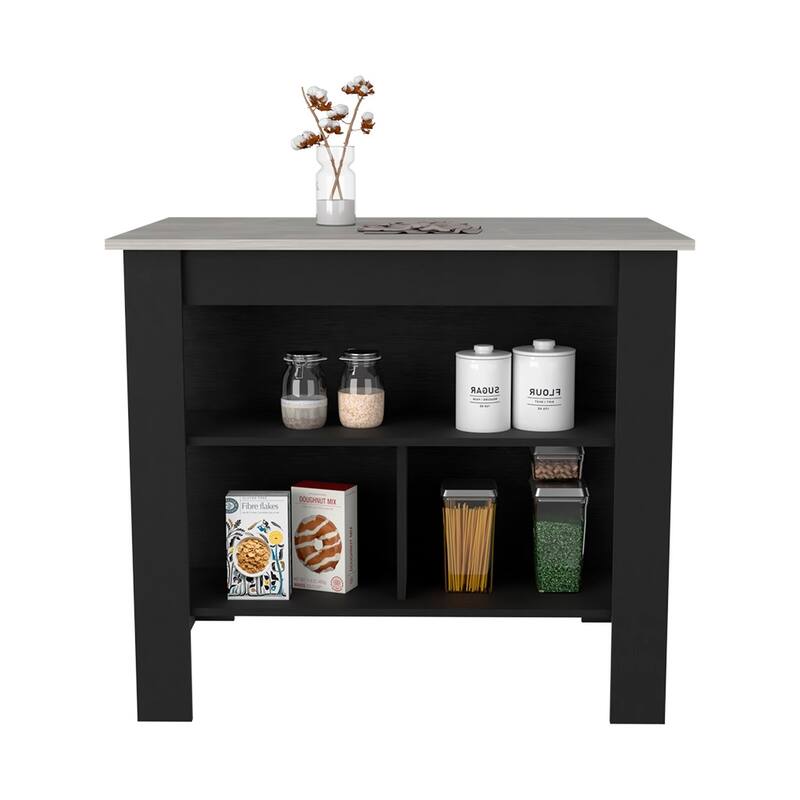 Three Shelves Kitchen Island Dozza