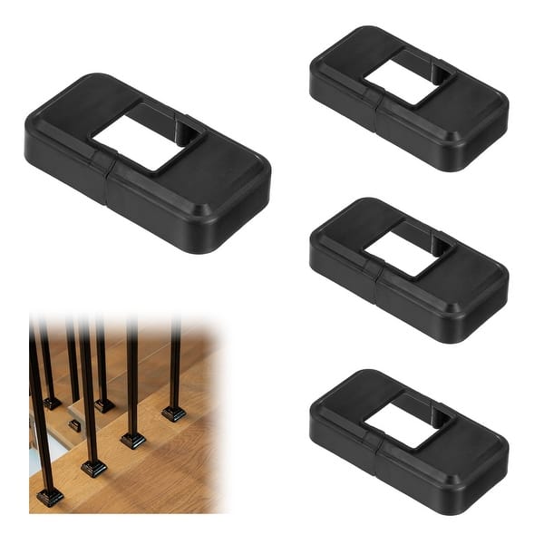 Uxcell 8-Pack Post Base Cover – Split Type, Internal 3.14" X 3.14" – For Railing Posts