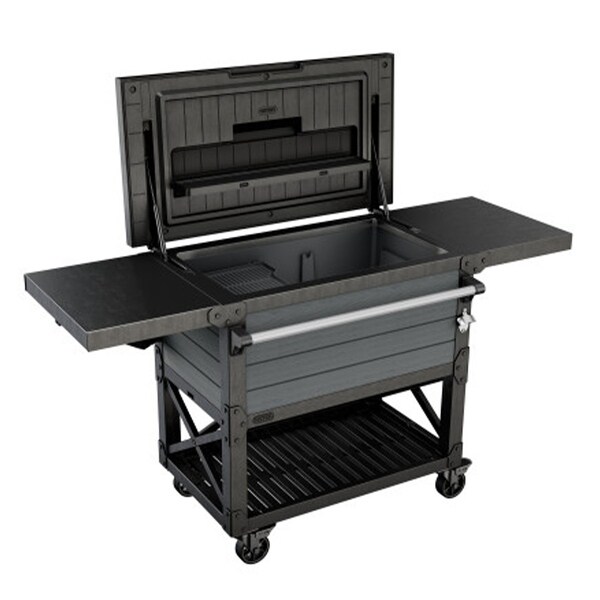 Outdoor ice hot sale chest cart