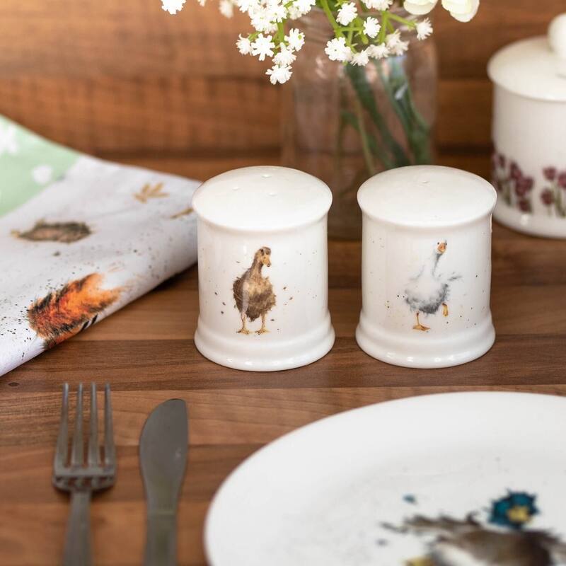 Royal Worcester Wrendale Designs Salt and Pepper Shakers Ducks 2.6