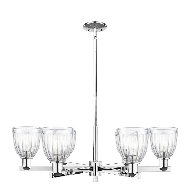 Innovations Lighting Endless Possibilities Arcadia - Brookfield - 6 Light 36" Stem Hung Chandelier - Polished Chrome