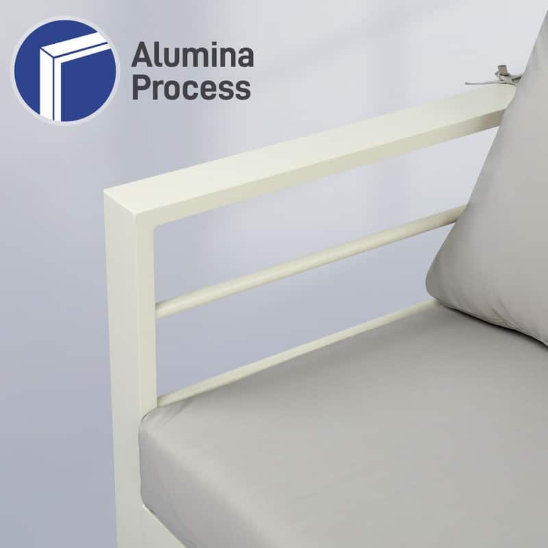 2PCS Single Sofa Aluminum Frame