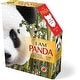 preview thumbnail 2 of 2, I AM Panda 550 Piece Animal Head-Shaped Jigsaw Puzzle