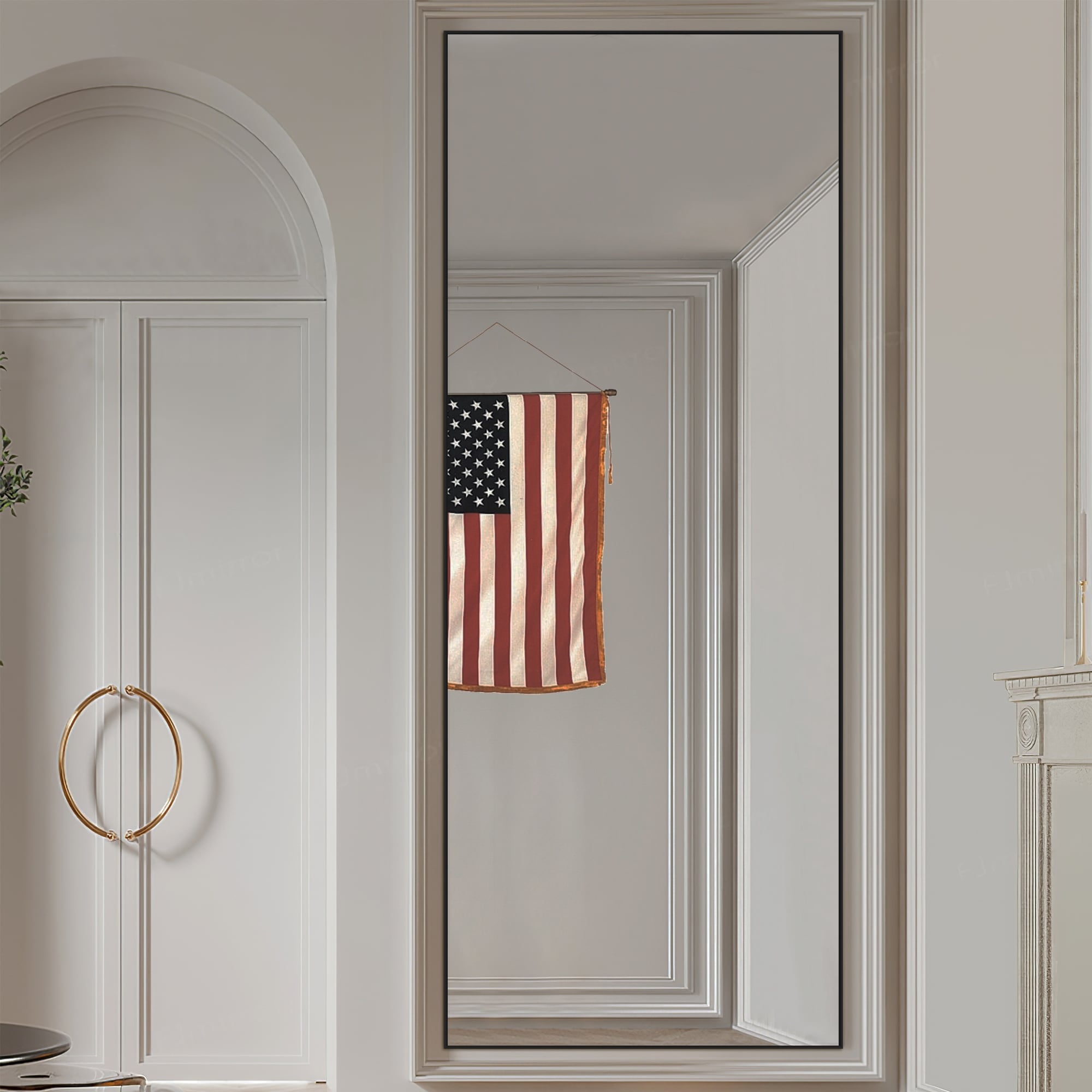 Oversized Metal framed Full Length Floor Wall Mirror