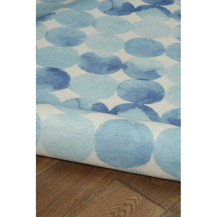 Indoor/Outdoor Water Resistant Myers Ivory & Black Washable Area Rug Washable Area Rug - 2' x 3'