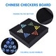 preview thumbnail 5 of 5, GSE™ 12.5" Premium Leather 4-in-1 Chess, Checkers, Backgammon and Chinese Checkers Board Game Combo Set