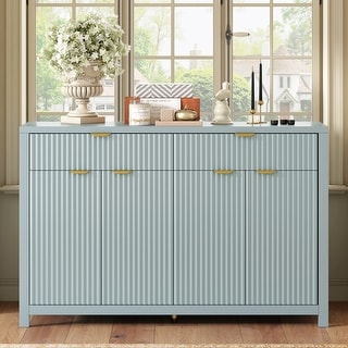 55.1" Modern Sideboard Buffet Cabinet with 2 Drawers, 4 Doors ...