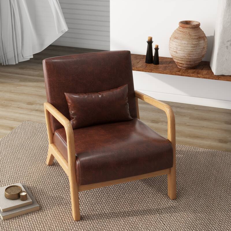Modern Upholstered Accent Chairs for Living Room