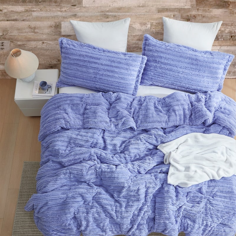 You're Makin Me Plush® - Coma Inducer® Oversized Comforter Set - Provence Purple
