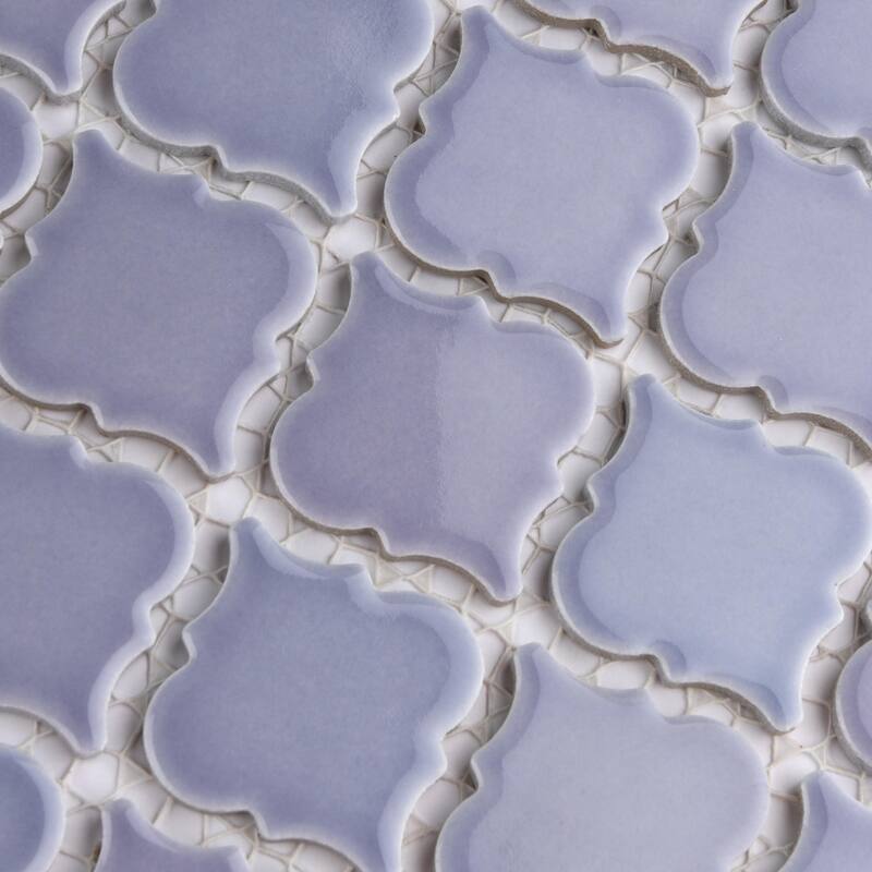 Merola Tile Hudson Tangier Lavendar 12-3/8" x 12-3/8" Porcelain Floor and Wall Tile