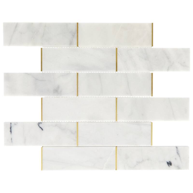 Daltile Lavaliere Natural Stone Melded Mosaic (5 Pc per Carton) (4.65 Sqft per Carton)