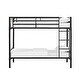 preview thumbnail 4 of 8, Walker Edison Browning Rustic Wood Twin-over-Twin Bunk Bed