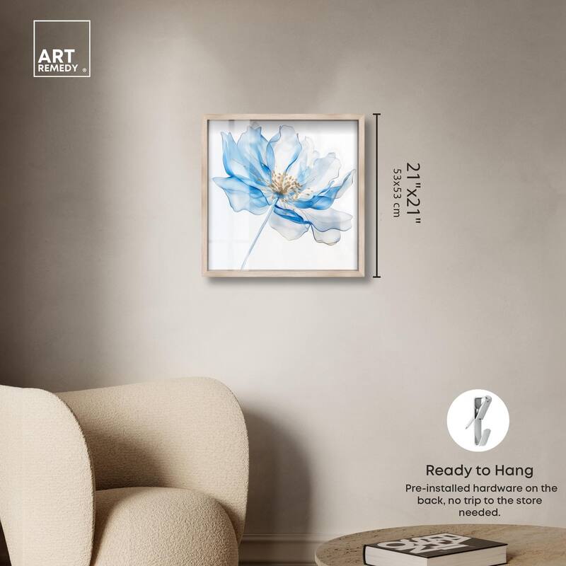 Glacier Ghost Blossom Shadowbox by Art Remedy