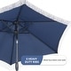 preview thumbnail 26 of 101, Autlaycil 7.5FT Solar Patio Umbrella with Base and Tilt,Crank