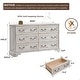 preview thumbnail 43 of 102, Farmhouse Drawers Dresser, Wood Chest of Drawers, Dressers Organizer