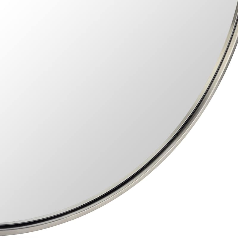 TEHOME Korra Round Wall Mirrors 30 and 36 Inch Metal Frame Options for Bathroom Bedroom & Entryway