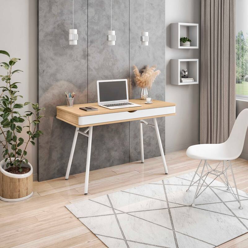 Techni Mobili Modern Multi Storage Computer Desk with Storage
