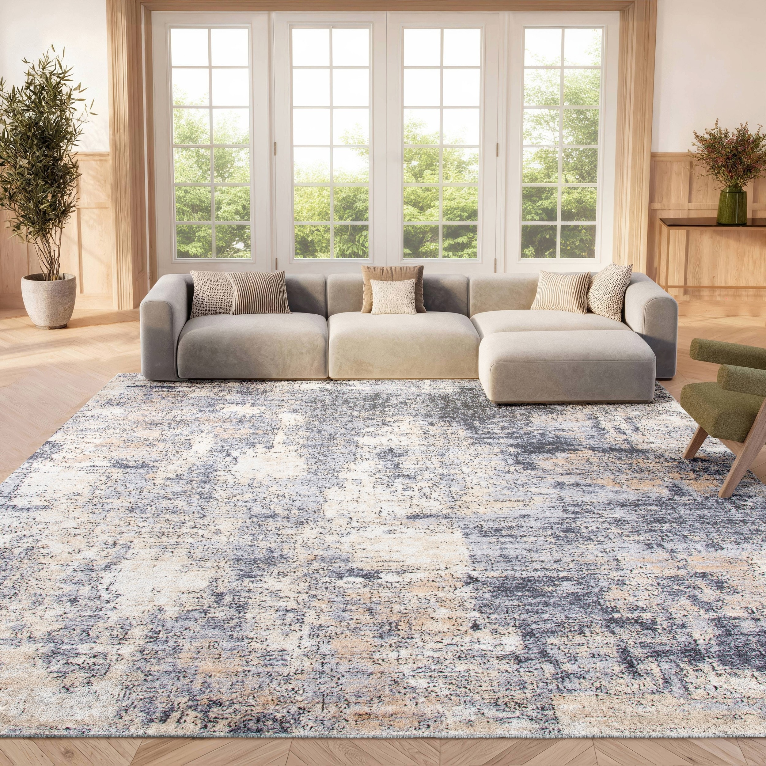 SAFAVIEH Amelia Caliopa Modern Abstract Rug