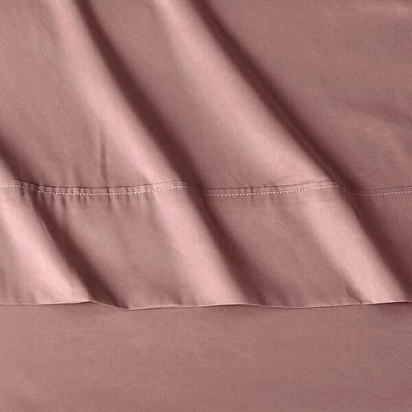 Rose Pink Luxury Extra Soft Deep Pocket Fresh Breathable Sheet Set - On