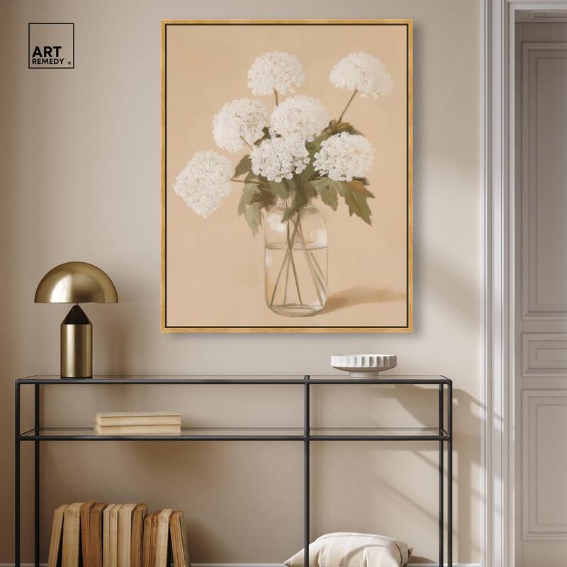 Lace in a Vase II Canvas by Art Remedy
