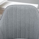 preview thumbnail 7 of 16, Vinsetto Office Computer Chair Mid-Back Task Chair with Tub Shape Design, Lined Pattern Back and Swivel Wheels for Living Room